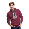 King of the Dad Jokes Men’s Premium Hoodie - burgundy