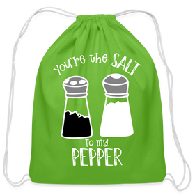 You're the Salt to my Pepper Funny Love Cotton Drawstring Bag