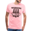 Working on my 6 Pack Men's Premium T-Shirt - pink