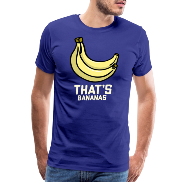 Cute That's Bananas Men's Premium T-Shirt - royal blue