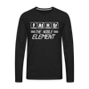 FATHER The Noble Element Periodic Elements Men's Premium Long Sleeve T-Shirt - black