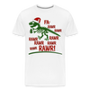 T-Rex Fa Rawr Christmas Dinosaur Men's Premium T-Shirt