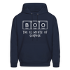 Boo the Element of Surprise Dad Jokes Halloween Men's Hoodie - navy