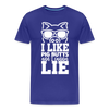 I Like Pig Butts and I Cannot Lie Funny BBQ Men's Premium T-Shirt - royal blue