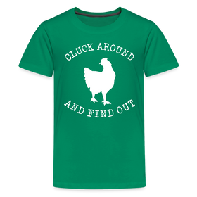 Cluck Around and Find Out Chicken Kids' Premium T-Shirt