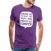 Forgive Me Parking Camper Funny Men's Premium T-Shirt - purple