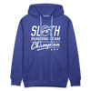 Sloth Running Team Champion Men’s Premium Hoodie - royal blue