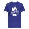 Sawdust is Man Glitter Men's Premium T-Shirt - royal blue