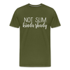 Not Slim Kinda Shady Men's Premium T-Shirt - olive green