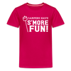 Camper's Have S'More Fun! Funny Camping Kids' Premium T-Shirt - dark pink