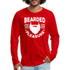 Bearded for Her Pleasure Funny Men's Premium Long Sleeve T-Shirt