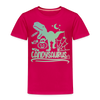Candysaurus T-Rex Halloween Toddler Premium T-Shirt - dark pink