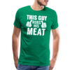 This Guy Rubs His Meat Funny BBQ Men's Premium T-Shirt