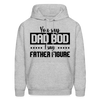 You Say Dad Bod I Say Father Figure Men's Hoodie - heather gray