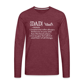 Dad Definition Men's Premium Long Sleeve T-Shirt