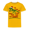Dinosaur Fa-Rawr Rawr T-Rex in Santa Hat Christmas Toddler Premium T-Shirt