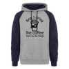 First I Drink the Coffee Then I Do the Things Unisex Colorblock Hoodie
