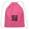Rick Astley - Rick Roll QR Code Cotton Drawstring Bag