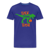 Trick Rawr Treat Dinosaur Halloween Men's Premium T-Shirt - royal blue