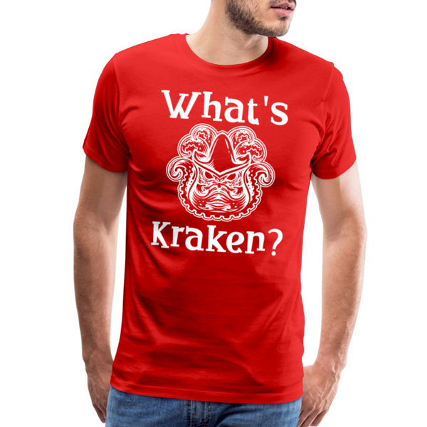 What's Kraken? Men's Premium T-Shirt - red