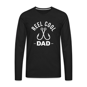 Reel Cool Dad Fishing Men's Premium Long Sleeve T-Shirt