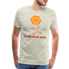 A-Mean-O Acid Science Joke Men's Premium T-Shirt - heather oatmeal