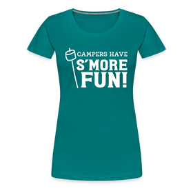Camper's Have S'More Fun! Funny Camping Women’s Premium T-Shirt