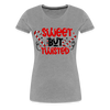 Sweet But Twisted Candy Cane Women’s Premium T-Shirt - heather gray