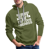 The Coolest Dads Have Tattoos and Beards Men’s Premium Hoodie - olive green