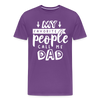 My Favorite People Call Me Dad Father's Day Men's Premium T-Shirt - purple