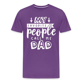 My Favorite People Call Me Dad Father's Day Men's Premium T-Shirt