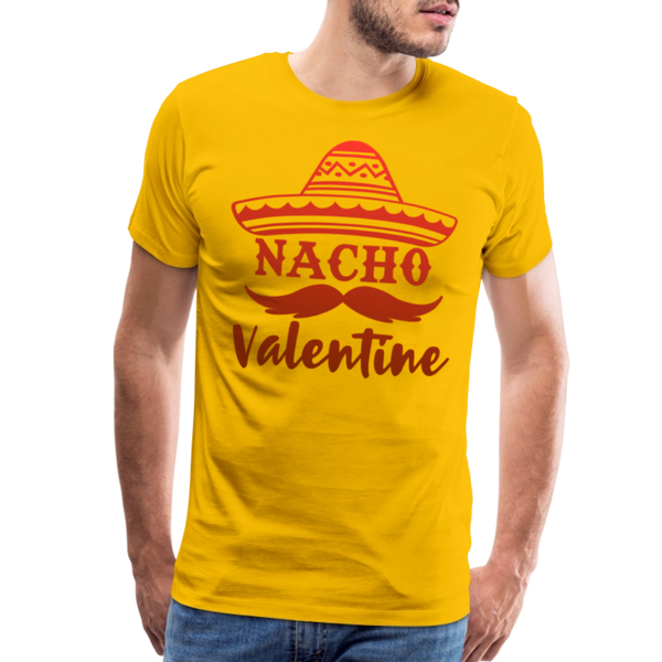 Nacho Valentine Men's Premium T-Shirt - sun yellow
