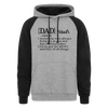 Dad Definition Colorblock Hoodie