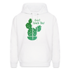 Can't Touch This! Cactus Pun Heavy Blend Adult Hoodie - white
