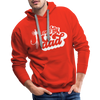 One Fly Dad Fly Fishing Men’s Premium Hoodie - red