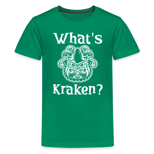 What's Kraken? Kids' Premium T-Shirt - kelly green