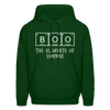 Boo the Element of Surprise Dad Jokes Halloween Men's Hoodie - forest green