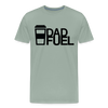 Dad Fuel Funny Coffee Men's Premium T-Shirt