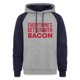 Everythings's Better with Bacon Colorblock Hoodie