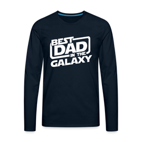 Best Dad in the Galaxy Men's Premium Long Sleeve T-Shirt
