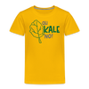 Oh Kale No! Funny Food Pun Toddler Premium T-Shirt - sun yellow