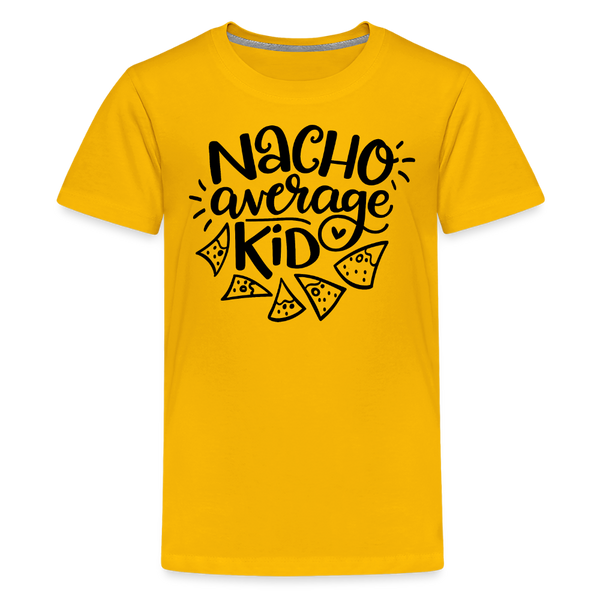 Nacho Average Kid Funny Kids' Premium T-Shirt - sun yellow