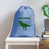 Unstoppable T-Rex Dinosaur Cotton Drawstring Bag