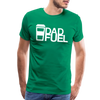 Dad Fuel Funny Coffee Men's Premium T-Shirt - kelly green