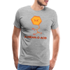 A-Mean-O Acid Science Joke Men's Premium T-Shirt - heather gray