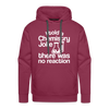 I Told a Chemistry Joke There was No Reacton Science Joke Men’s Premium Hoodie - burgundy