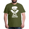 Grill Master BBQ Men's Premium T-Shirt - olive green