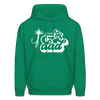 One Fly Dad Fly Fishing Father's Day Men's Hoodie - kelly green