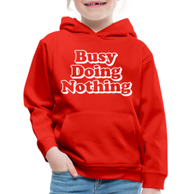 Busy Diong Nothing Funny Kids‘ Premium Hoodie