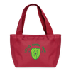 Lettuce Romaine Calm! Salad Food Pun Lunch Bag - red